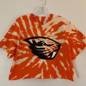 Hand Bleached Oregon State University T-Shirt